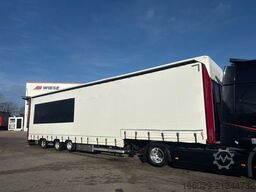  Wiese 3-Achs Mega Gabelstaplertransporter Rampen