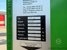 RSM Abrollcontainer 38m³ mit hydr. Heckklappe