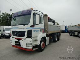 MAN TGS 26.400 3-SEITENKIPPER, 6X2-2 LENKACHSE HIAB 144ES -3DUO