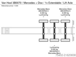 Van Hool 3B0070 / Mercedes + Disc / 1x Extendable / Lift...