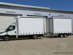IVECO Daily  Durchladezug mit Anhänger Planenaufbau