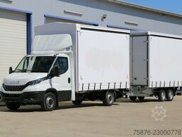 IVECO Daily  Durchladezug mit Anhänger Planenaufbau