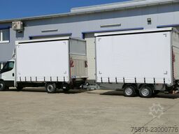 IVECO Daily  Durchladezug mit Anhänger Planenaufbau