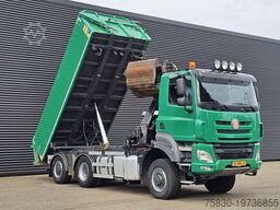 Tatra T158/II 6X6 / HMF Z CRANE + 2 SIDE TIPPER