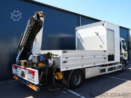 Volvo FL 280 open box truck with HMF 1320 crane 362.3...