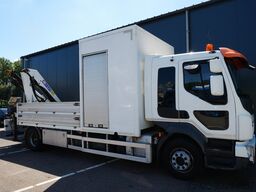 Volvo FL 280 open box truck with HMF 1320 crane 362.3...