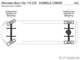Mercedes-Benz Vito 119 CDI - DUBBELE CABINE