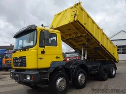MAN 35.414 8X4 MEILLERKIPPER,MANUAL FEULPOMP,INTARDER