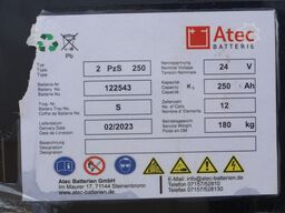Atec Staplerbatterie 24V 2PzS250 C-5 87%