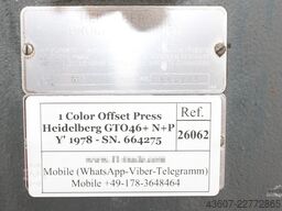 Heidelberg GTO46+ N+P