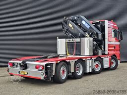 MAN TGX 37.480 8x2-6 / HMF 85 t/m CRANE / KRAN