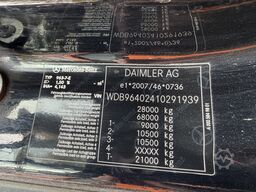 Mercedes-Benz Arocs 2653 6X4 Kran Kesla 2124L