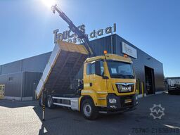 MAN TGS 26.400 + PALFINGER 16001 + TIPPER + 6X2 STE...
