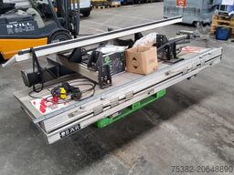 BAR BAR ONDERSCHUIF LAADKLEP 1500 KG. MET ROLSTOPS