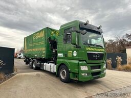 MAN TGS 26.480 Kran 25m, Wechselpritsche , Container