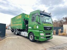 MAN TGS 26.480 Kran 25m, Wechselpritsche , Container