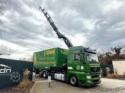 MAN TGS 26.480 Kran 25m, Wechselpritsche , Container