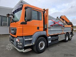 Vrachtauto met open laadbak MAN TGS 26.480 6x4 H 2 BL Nachlauflenkachse