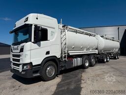 SCANIA R500 NGS 6x2 26 m3 Silo + HMK Bilcon Silotrailer