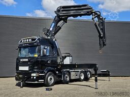 Scania R490 / 8x2 / HMF 85 TM CRANE / WINCH / JIB