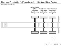 Renders Euro 800 / 2x Extendable / 1x Lift Axle / Disc ...