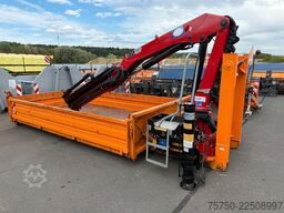  Abrollcontainer mit HMF Kran 835 Funk