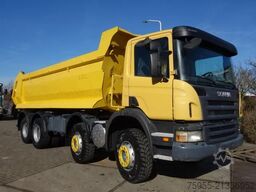 Scania P380 8X4 STEEL KIPPERBOX,MANUALGEARBO