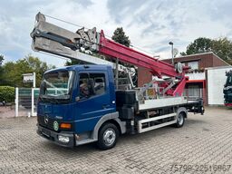 MERCEDES-BENZ 815 Dachdeckerkran Böcker 32 Meter + Seilwinde