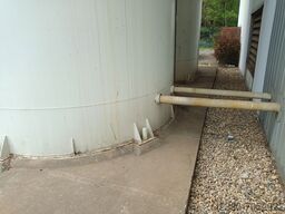 AJO Silo Kohlenstaubsilo 2x 120m³; 3,4m EX Atex