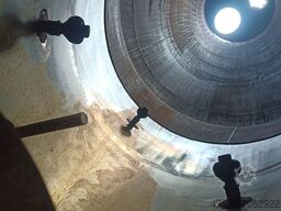 AJO Silo Kohlenstaubsilo 2x 120m³; 3,4m EX Atex