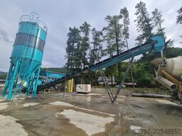 CONSTMACH Concrete Mixing Plant Small Mobil Concrete Mixing Plant 30M3/H