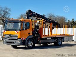 MERCEDES-BENZ ATEGO 1324 * HIAB 144 B - DUO + Bohrgerät * TOP