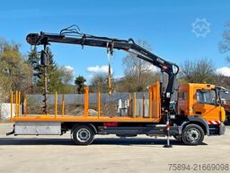 MERCEDES-BENZ ATEGO 1324 * HIAB 144 B - DUO + Bohrgerät * TOP