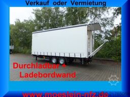Möslein TPS 11 DL 7,30  neuer Planenanhänger, Ladebordwand + Durchladbar