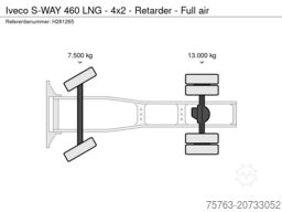Iveco S-WAY 460 LNG - 4x2 - Retarder - Full air