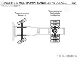 Renault R 340 Major (POMPE MANUELLE / 6 CULASSE / MANUA...