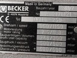 Becker DVTLF 250
