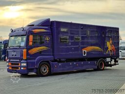 MAN TGA 18.360 4x2 - Horse truck +  full camper - 4...