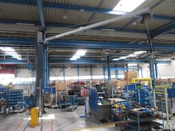 HOVA Kran Drehkran Hallenkran 120KG ALU Ausleger L 6m 500KG Kettenzug