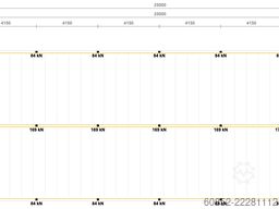 10x25m Lagerbühne , Belastung : 500kg/qm Unterkante: 3,0m , ca. 250qm Systembühne