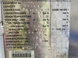 STAINLESS SERVICES LTD. 1,370 Litre