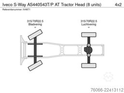 Iveco S-Way AS440S43T/P AT Tractor Head (8 units)