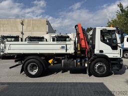 Iveco EuroCargo 180-320 Kipper mit Kran Palfinger 12.501
