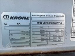 KRONE SD Plane Mitnahmestapler Nachlaufachse