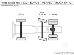 Iveco Stralis 460 + 6X2 + EURO 6 + PERFECT TRUCK