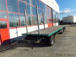  3 Achs  3 Achs Jumbo- Pritschenanhänger mit Steckrungen