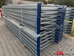 ca. 100,16 lfm. Palettenregale H: 550cm Fachlast : 3000 kg , 432 Palettenplätze