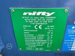 Niftylift HR17NE Hoogwerker Knikarmhoogwerker