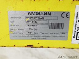 AMMANN APH 6530 Rüttelplatte / 539kg / 2018 / Diesel