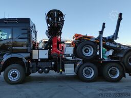 MAN TGS 33.520 BL 6X6 Langholz + Nachläufer